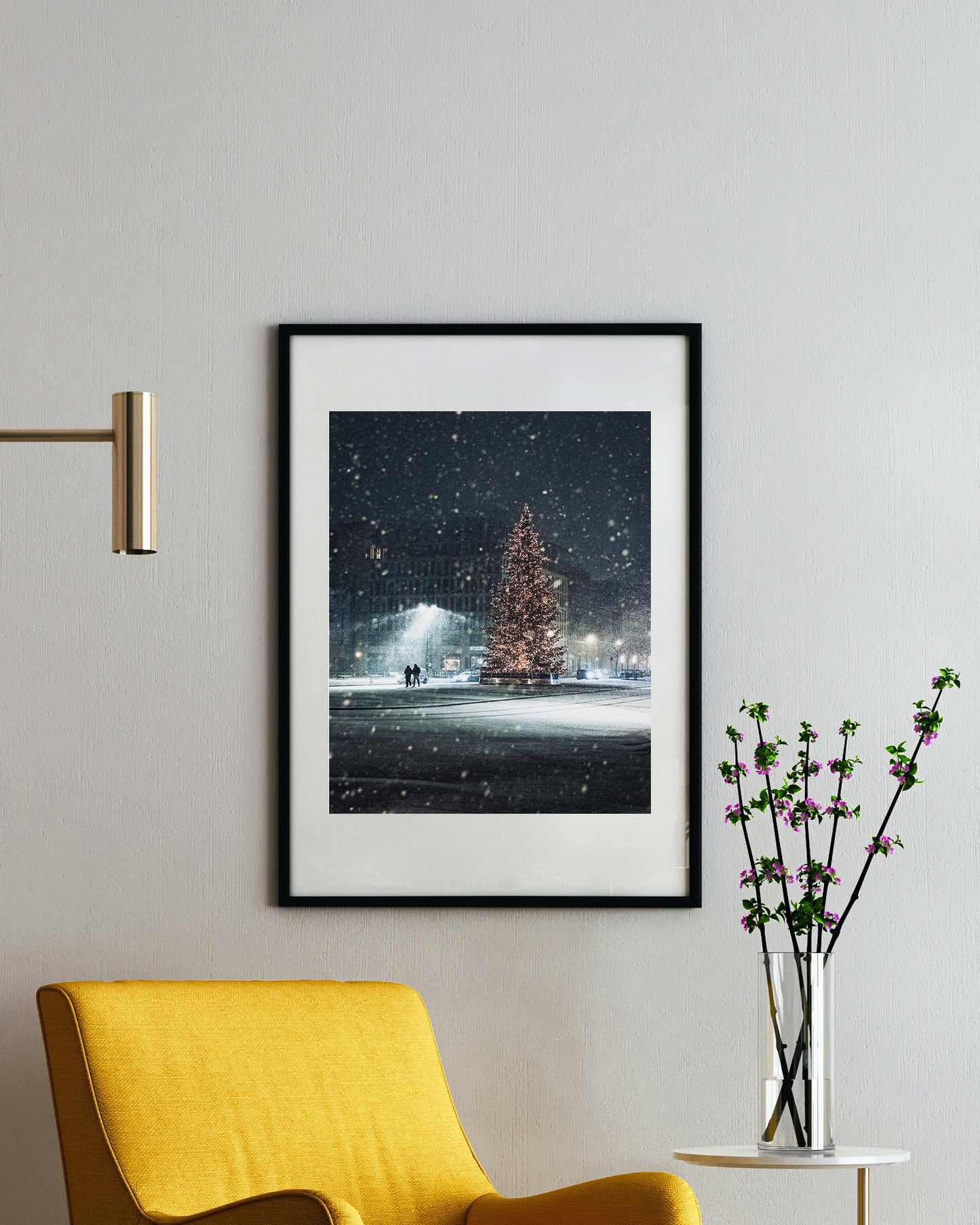 Snowy Christmas Night
